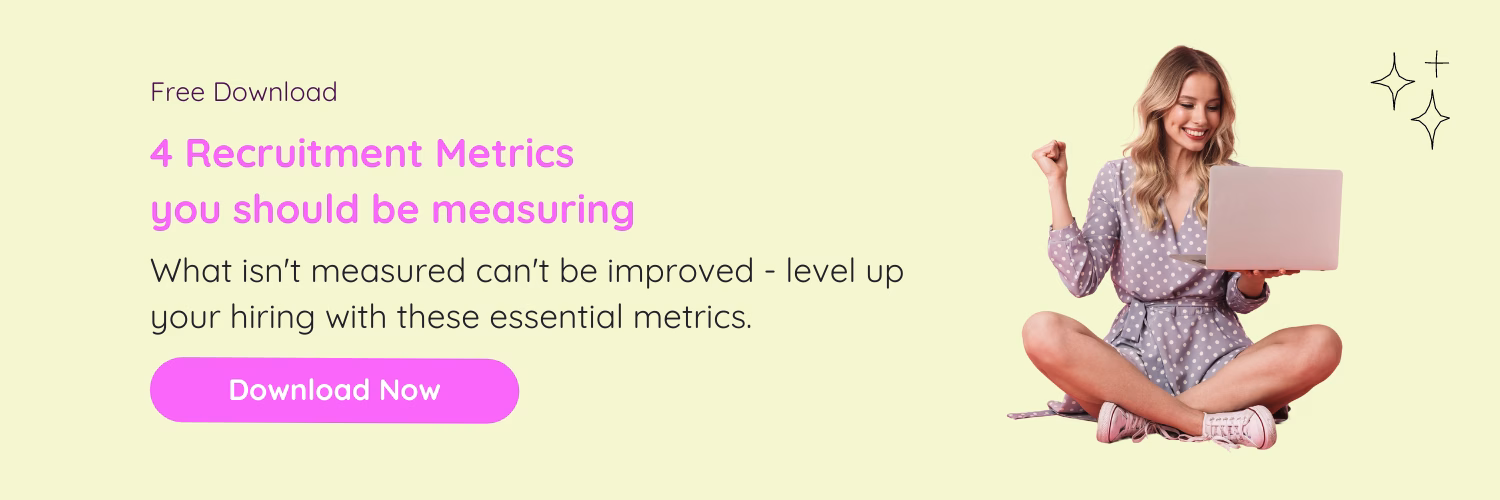 download banner for recruiting metrics ebook